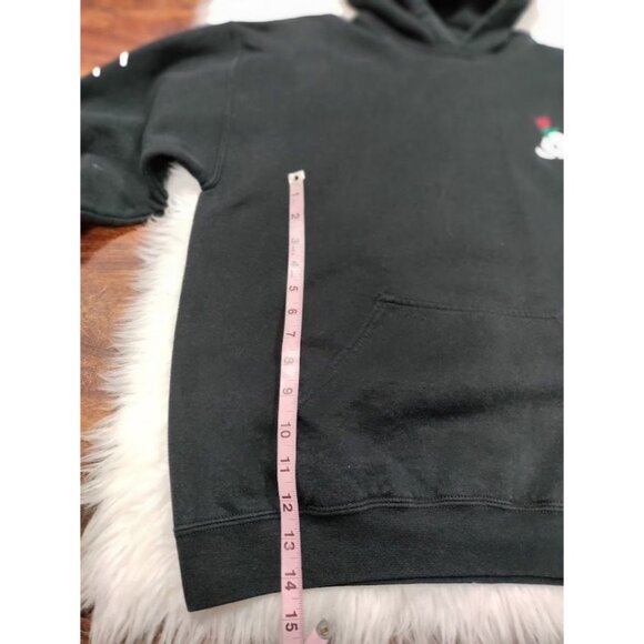 Riot Society Long Sleeve Kangaroo Pocket Loungewear Streetwear Hoodie Black Med - Picture 6 of 6